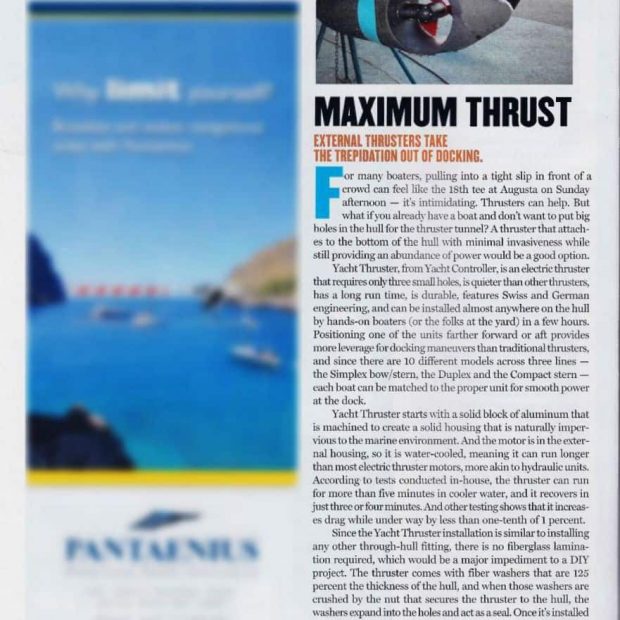 Sea Mag Article2012_maximum thrust2